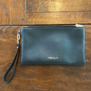 New! Black Wristlet